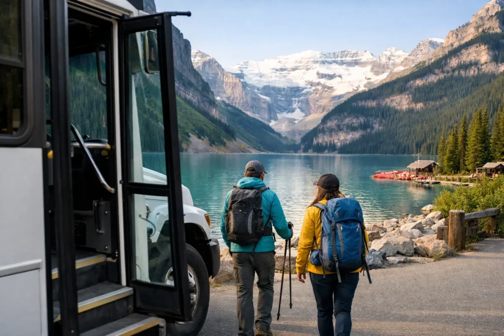 How to Visit Lake Louise Without Parking