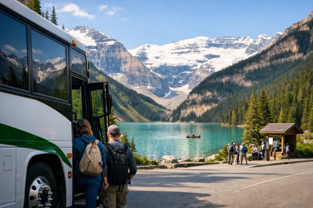 Lake Louise Shuttle From Banff Explained